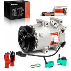 A-Premium Air Conditioner AC Compressor with Clutch 