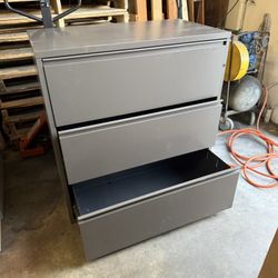 Three Door Lateral File Cabinet 