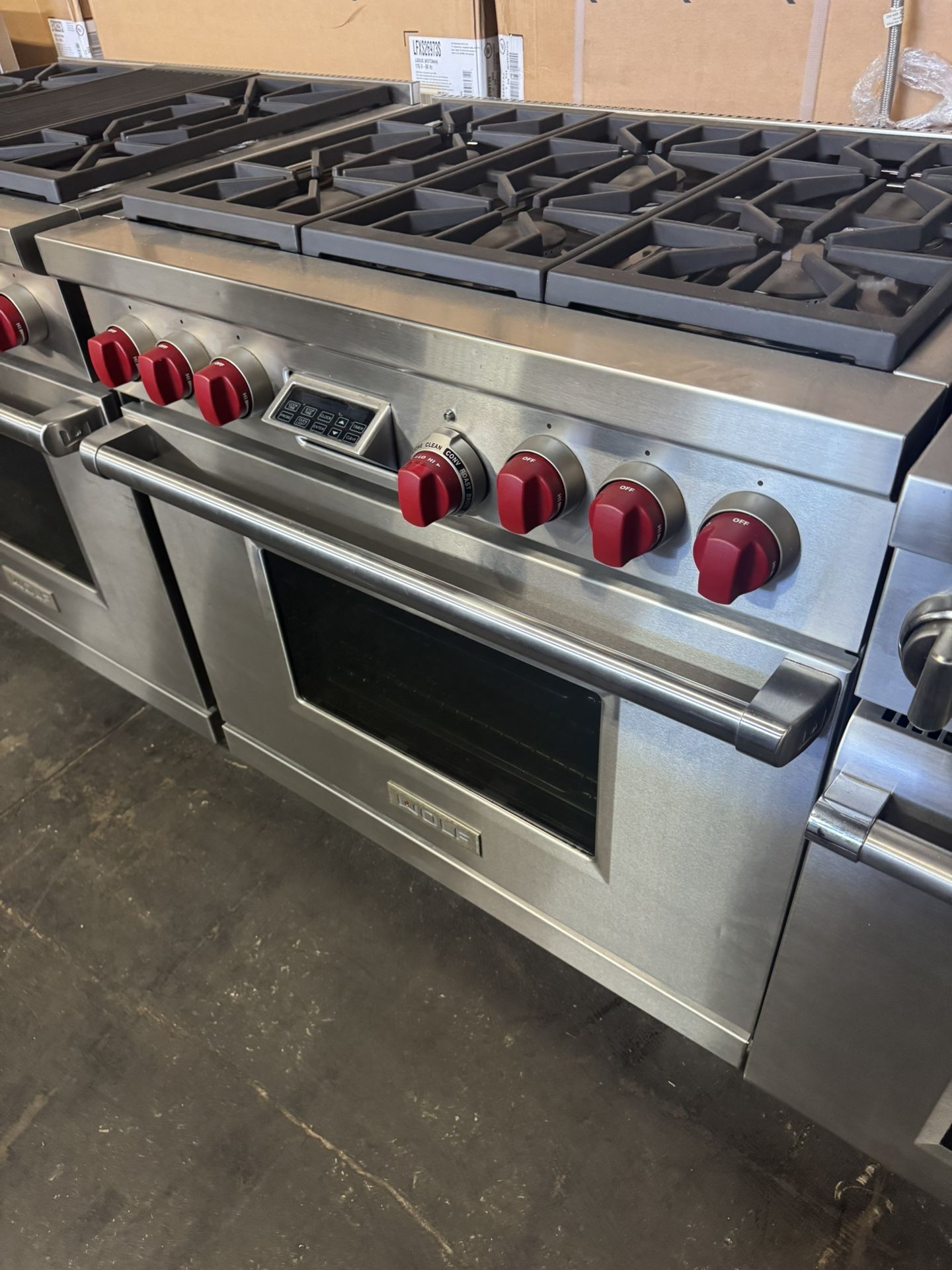 Wolf 36” Stainless Steel Gas Range Stove