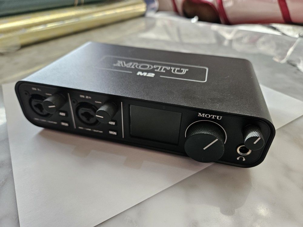 Motu M2 2x2 USB-C audio interface
