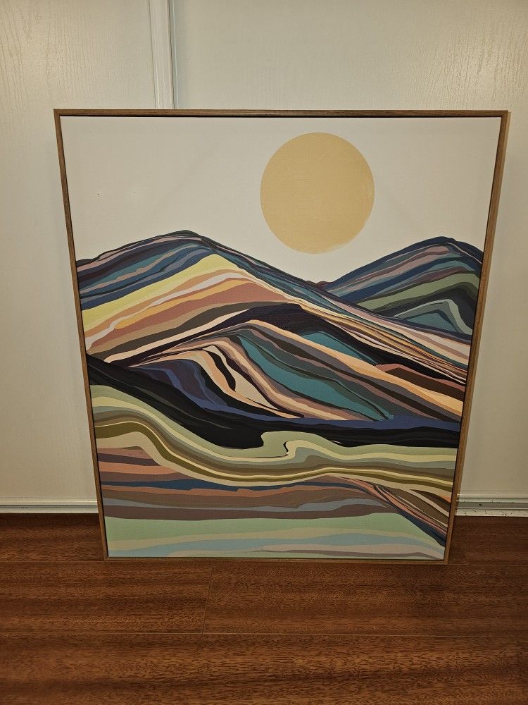 Sapna Shah Sun Over The Horizon Painting