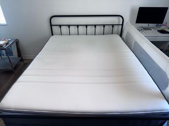 Queen Bed Frame + Mattress