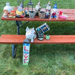 Assorted Yard And Garden Gnomes