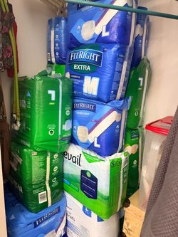 Adult Incontinence Briefs and underpads – Various Sizes