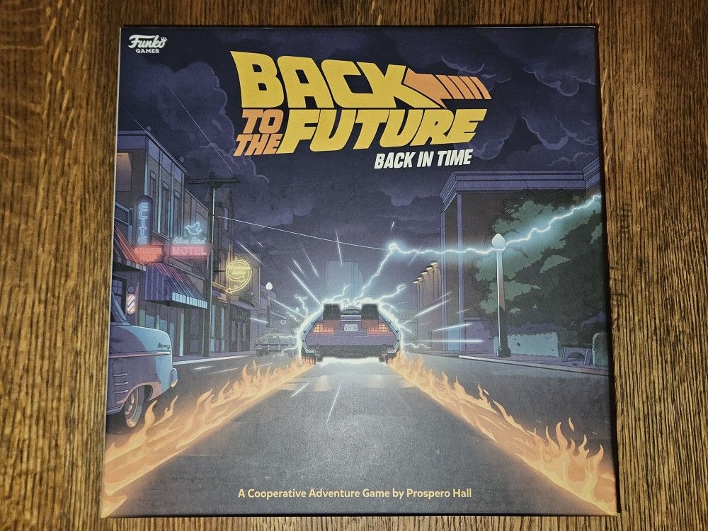Back to the Future: Back in Time board game, sealed in box