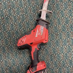 HACKSAW, TOOLS POWER MILWAUKEE W BATTERY NO CHARGER W BLADE 2625-20