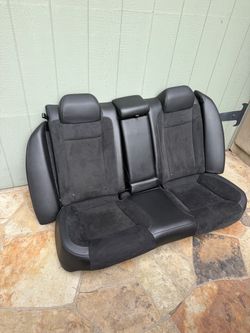 Dodge Charger rear seats