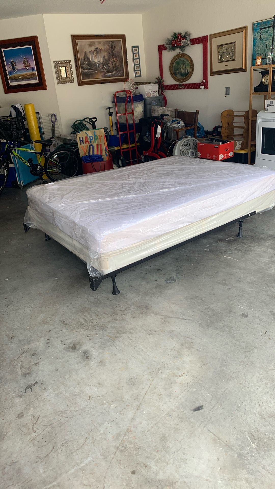 Mattress Set Box Spring Frame