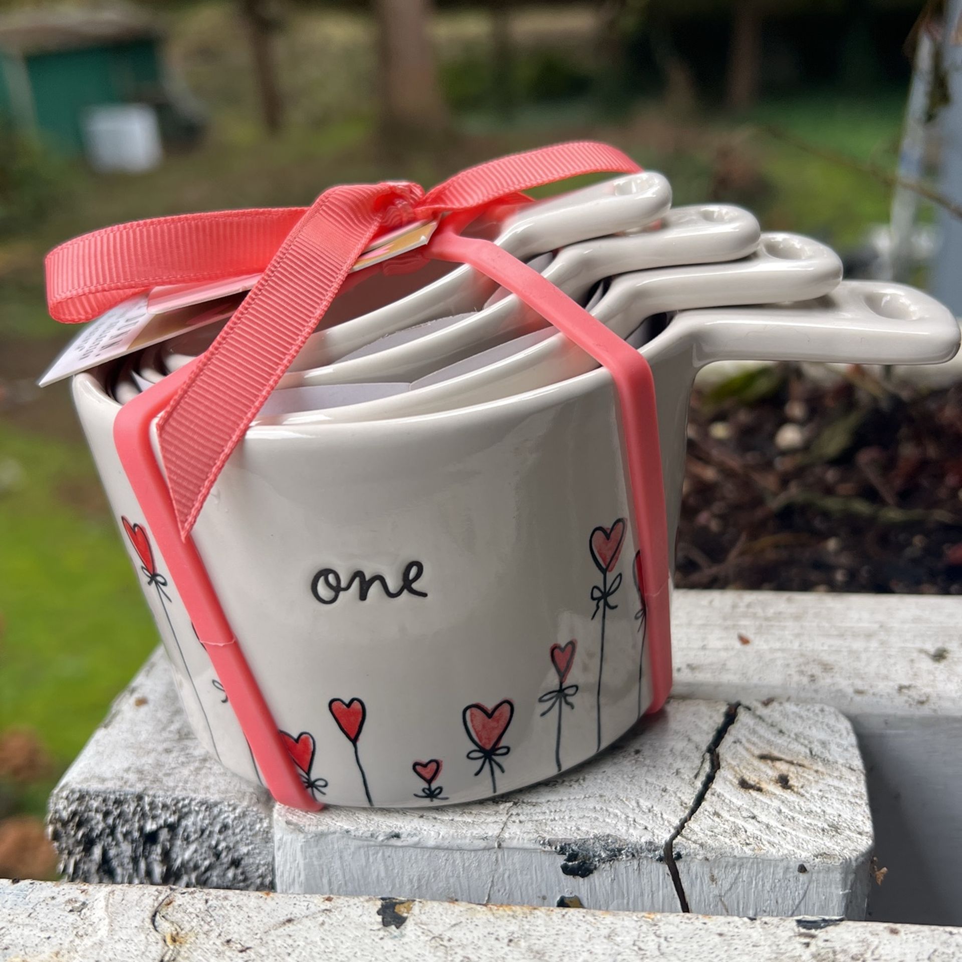 Rae Dunn Valentines Day Measuring Cup