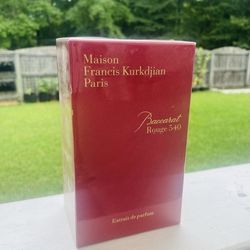 Baccarat Rouge 540 2.40(70ML) New and Sealed With Receipt