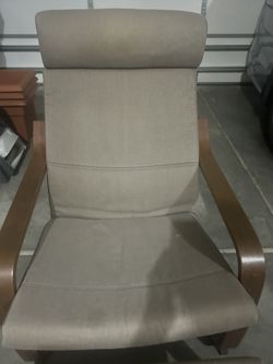 Armchair and ottoman