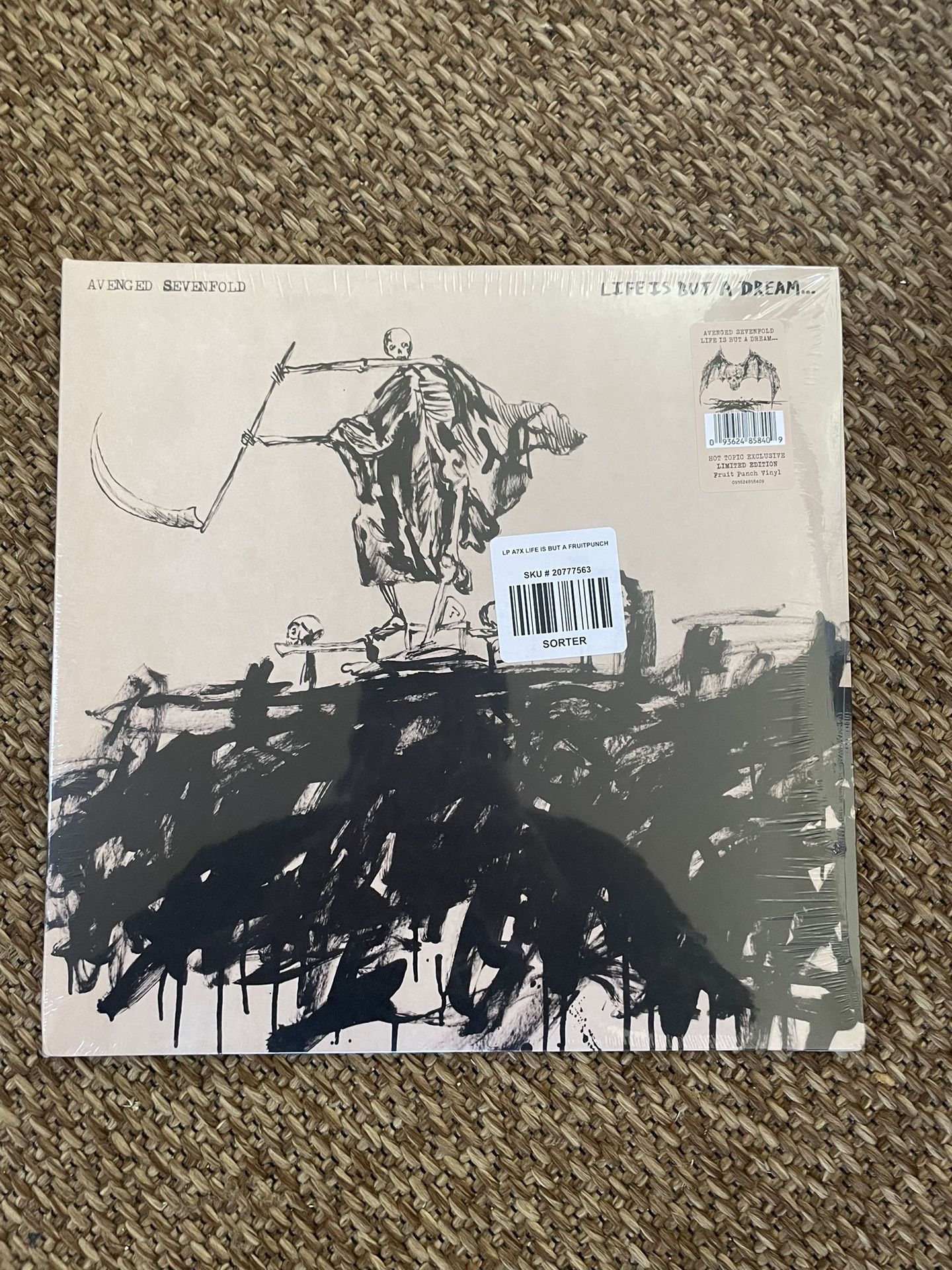 Avenged Sevenfold Hot Topic Exclusive Vinyl Life Is But A Dream