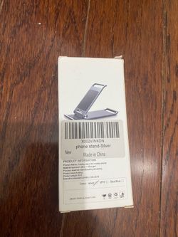 Metal Phone Holder Alloy Desktop Phone Holder Viewing Angles Adjustable Phone Stand Foldable Mobile Phone Holders Portable Tabletop Holder fit for Pho
