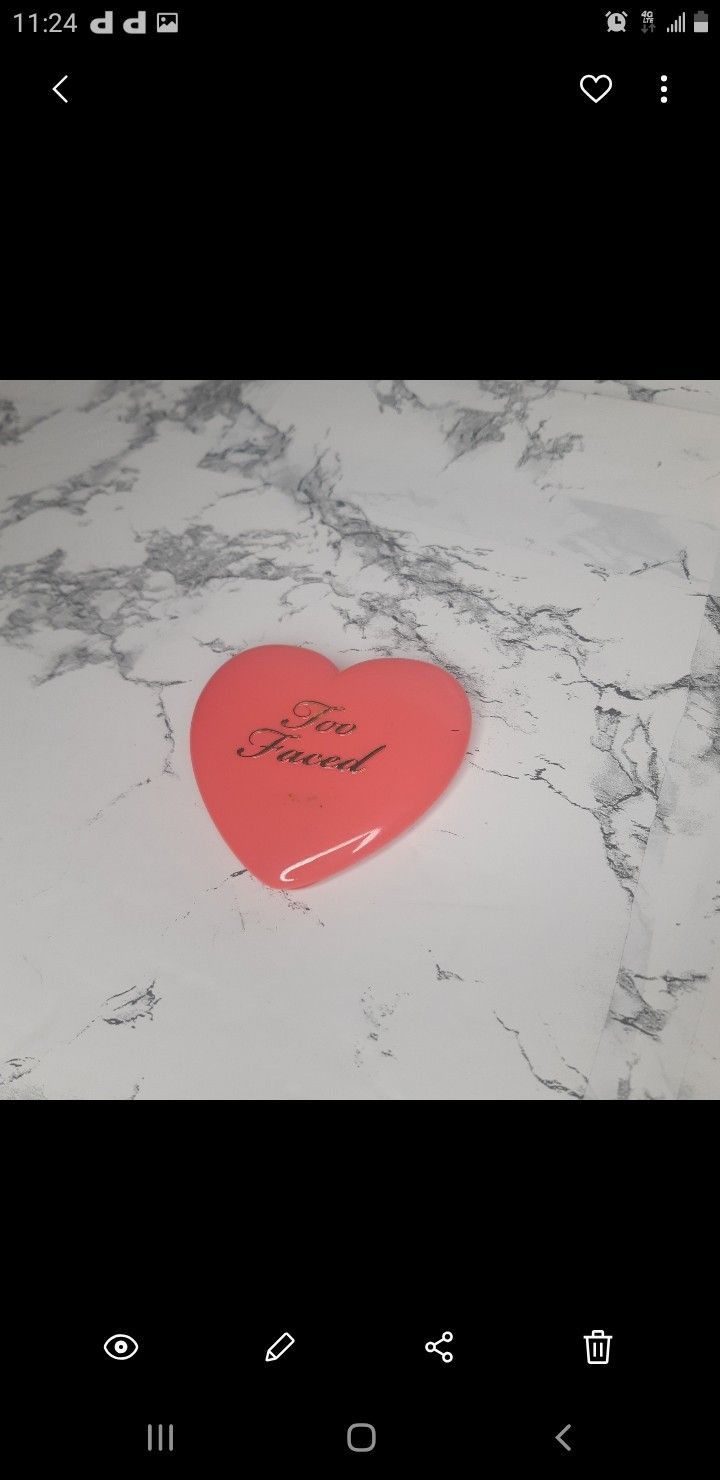 Too faced blush swatched 1x