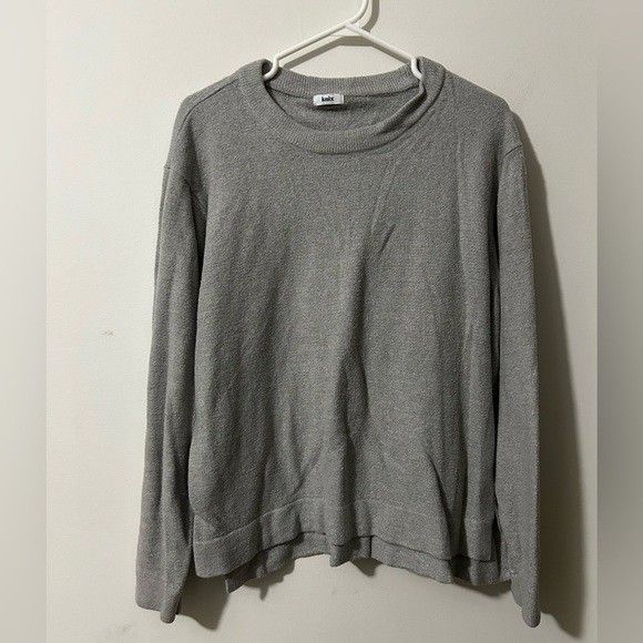 Knix Long Sleeve Grey Sweater