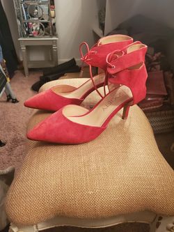 Women's red heels size 9.5