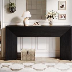 J0361 63" Console Table, Wooden Sofa Table Hallway Foyer Table