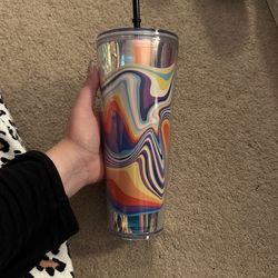Starbucks Iridescent Swirl Cup