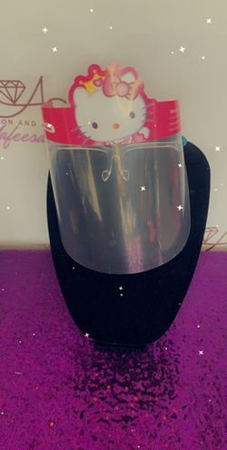Hello kitty kids face shields