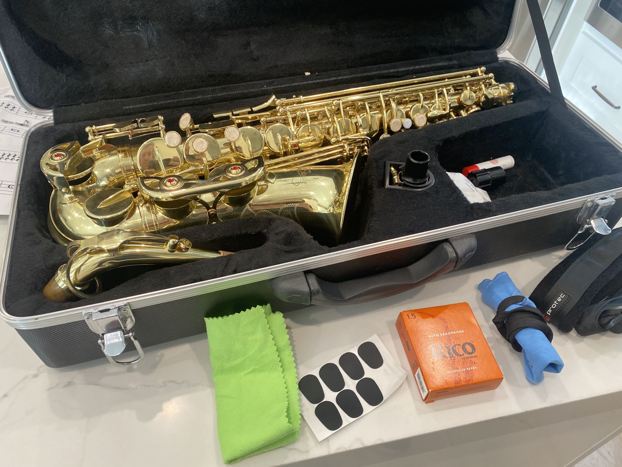 Etude Alto Saxophone With Case And Accessories