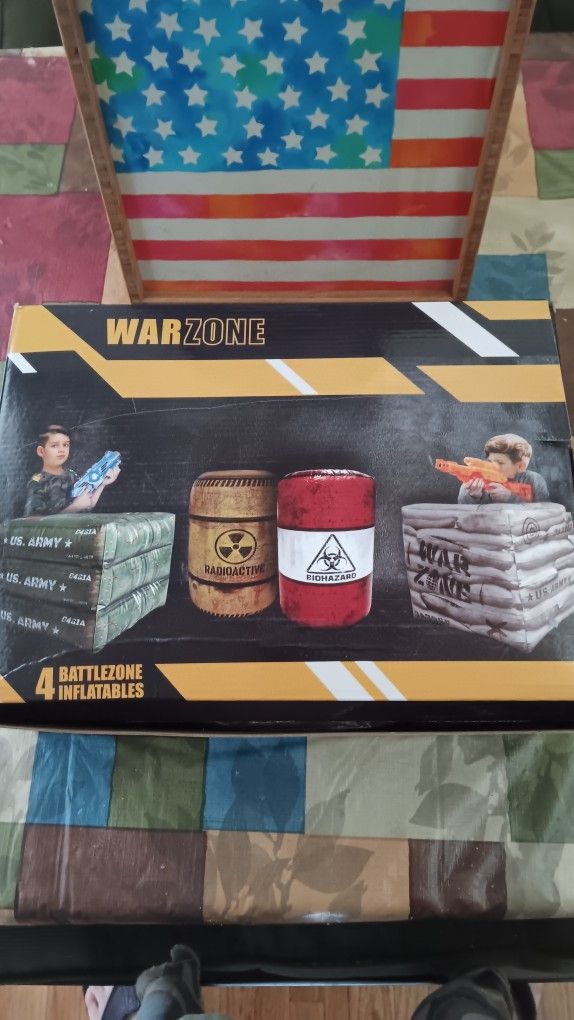 Warzone Battle Zone Inflatables 4 Piece
