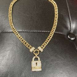 Lazurde 18k italian gold chain and pendant
