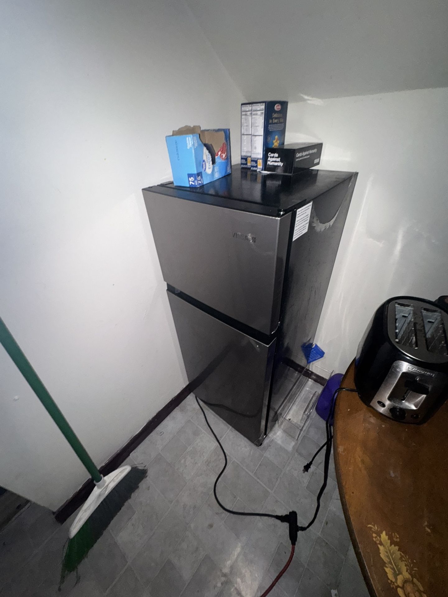 New Mini Fridge With Freezer