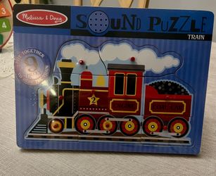 Puzzle…wooden Board train Sound Puzzle 