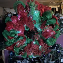 Christmas Mesh Wreaths