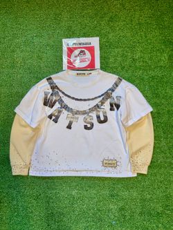 Watson luxury chain double layer long sleeve shirt