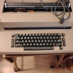 IBM TypeWriter And Table
