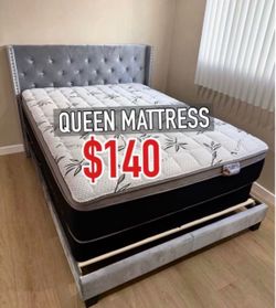 Queen pillow top mattress