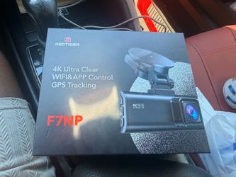 REDTIGER F7NP 4K Ultra Clear Dash Camera w/ WiFi App Control GPS Tracking