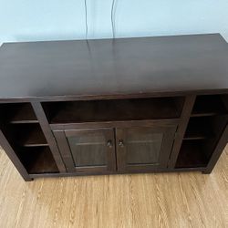Dark Wood Buffet / Media Console - $100