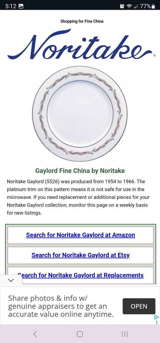 Noritake China 5526  Almost Complete Set 1954 To 1956 Vintage