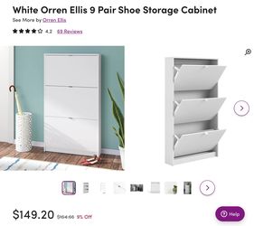 Orren ellis outlet shoe cabinet