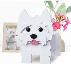 Dog Planter, Cute Animal Shape Flower Planters, Plant Pots for Indoor/Outdoor Garden Decor