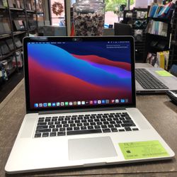 2014 Apple MacBook Pro 15.4” Retina i7 2.80GHz Quad Core 16GB RAM 256GB SSD Big Sur Webcam WiFi