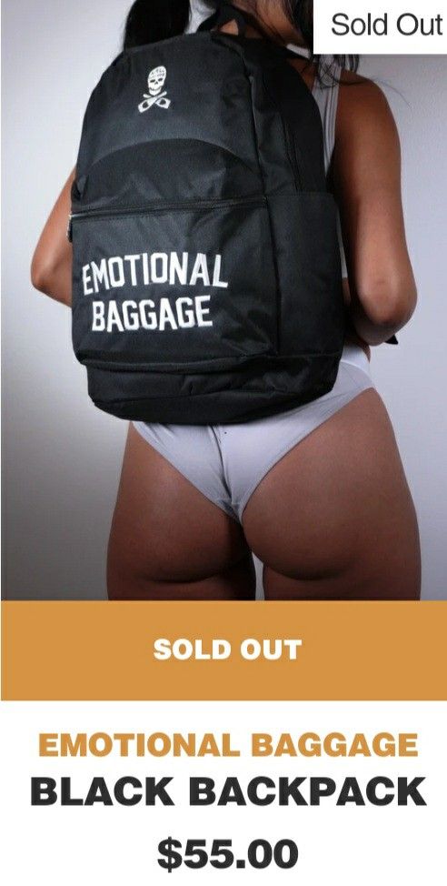 Assholes Live Forever (Emotional Baggage) Backpack