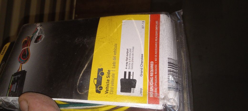 Brand New Factory Curt Cuatom Wiring Harness For Jeep Cherokee's