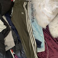 Large Green Adidas Leggings 