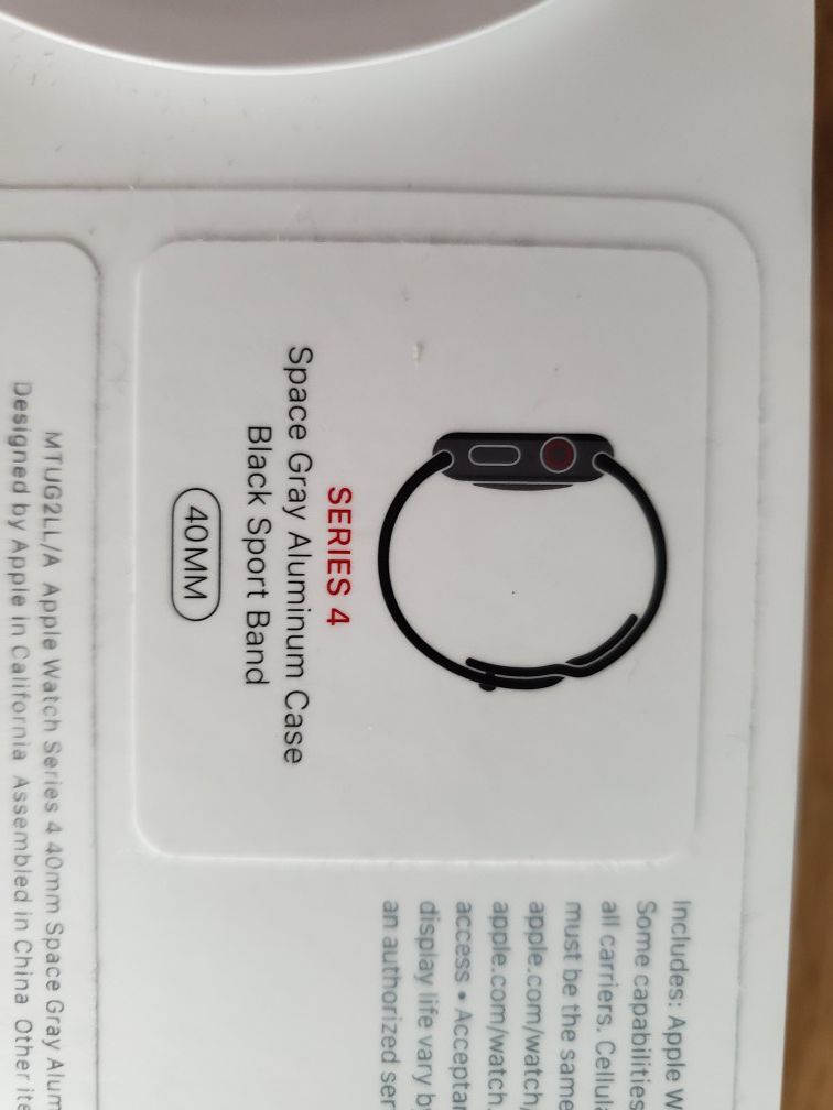 Apple Watch Series 4 40mm Space Grey Cellular