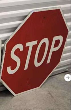 Real 36” STOP Sign