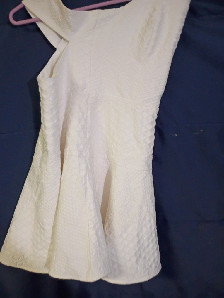 Parker White Dress Small