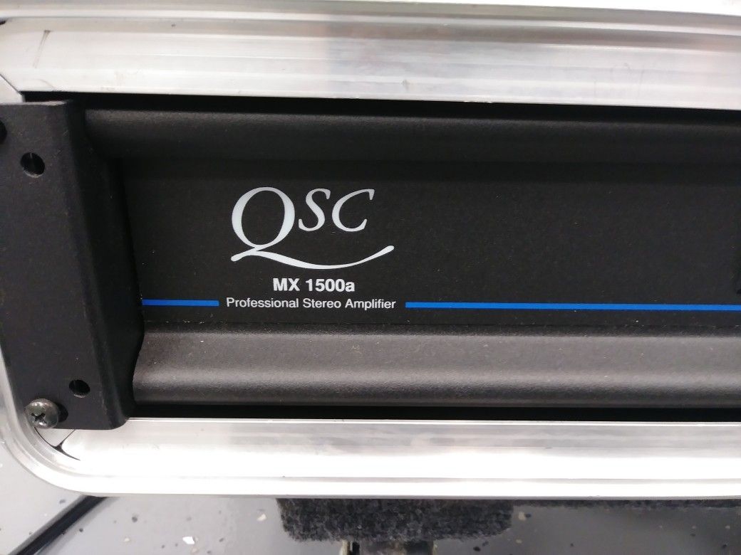 QSC MX 1500a Power Amplifier Professional Amp MX1500A