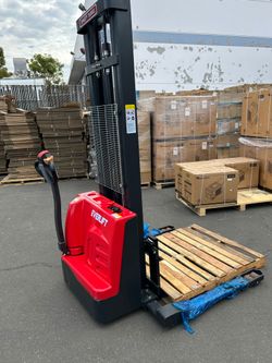 New Electric Lift Stacker • Battery Powered Forklift • Warehouse Solution