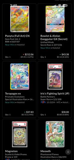 Selling my whole Pokemon collection.