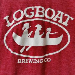 LOGBOAT Brewing Co. T shirt! Size S. 