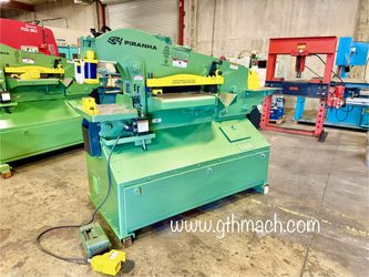 Piranha P-90Hydraulic Ironworker 90 Ton Ref#809