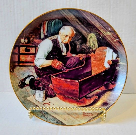Norman Rockwell, Granpas Gift.